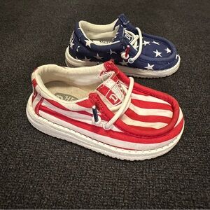 Toddler American Flag Hey Dudes